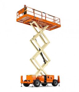 Дизелова ножична вишка 15м под наем JLG 4394 RT