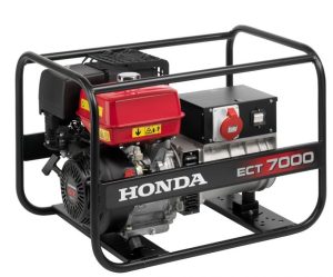 Трифазен генератор 7kW под наем Honda ECT7000